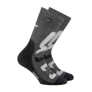 Rohner Trekking Socks Hiking grey/black Men's - 1 Pair