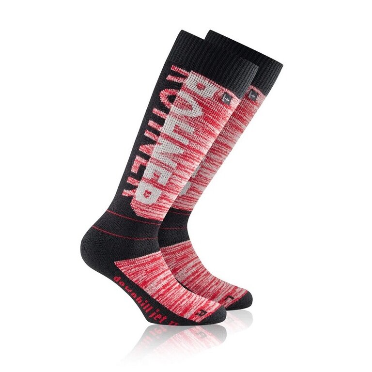 Rohner Ski Sock Downhill Jet II (Merino Wool) red - 1 Pair