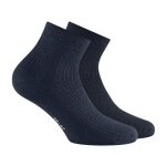 Rohner Daily Sock Quarter Texcircle Dark Navy - 1 Pair