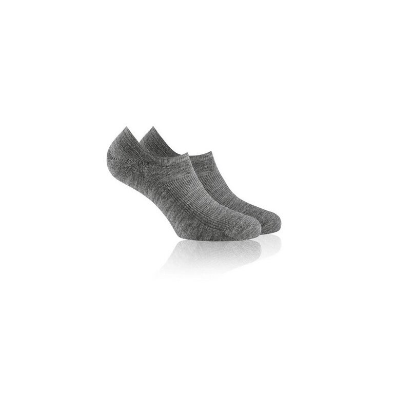 Rohner Daily Sock Sneaker SupeR WO Footie grey - 1 pair