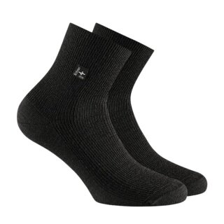 Rohner Daily Sock SupeR WO Quarter Black - 1 Pair