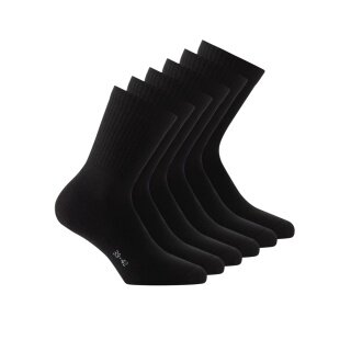 Rohner Tennis Socks Crew Basic (super soft) black - 3 pairs