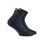 Rohner Trek Everyday Quarter Walking Socks (pleasant foot climate and maximum comfort) dark blue - 1 pair