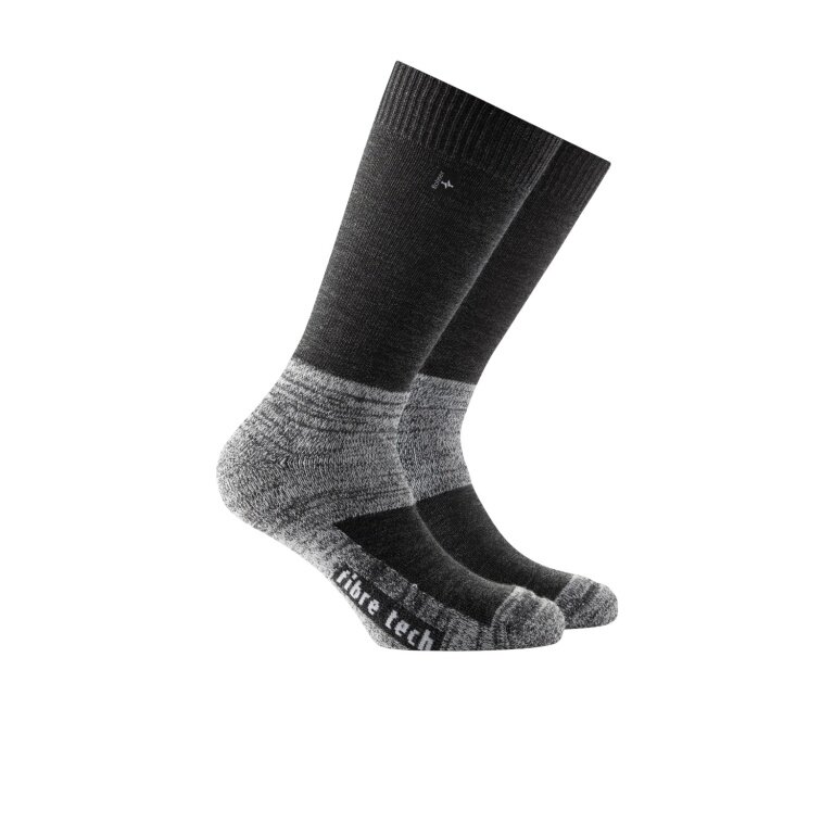 Rohner Trekking Sock Fibre Tech black/grey - 1 pair