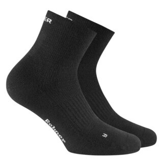Rohner Dynamic Merino Quarter Walking Socks black - 1 pair