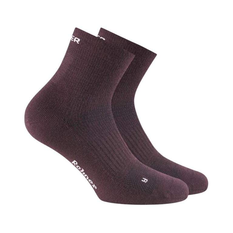 Rohner Dynamic Merino Quarter Walking Socks bordeaux - 1 Pair