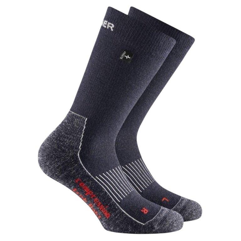 Rohner Trekking Compression Socks Light l/r (Trekking) navy blue - 1 Pair