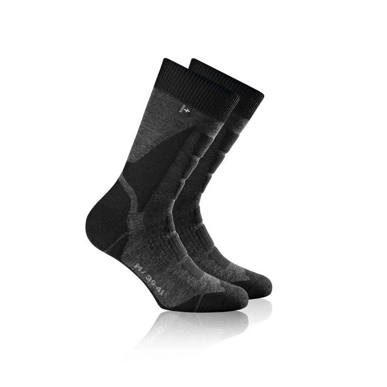 Rohner Hiking Sock Back-Country (Merino Wool Blend) charcoal grey - 1 Pair