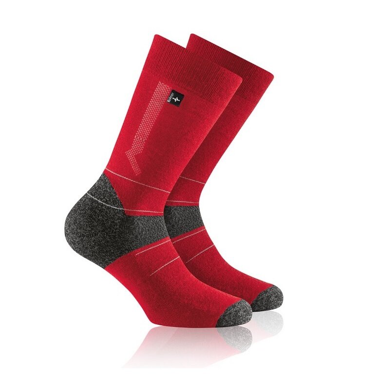 Rohner Winter Ski Socks Nordic Light (light padding, warm) red - 1 pair