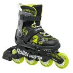 Rollerblade Inline Skates Microblade SL (Wheels: 72mm/80A, Bearings: SG3) black/lime children
