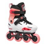 Rollerblade Inline Skates Apex (Wheels: 76mm(235), 72mm(210), 68mm(185), Bearings: SG7) platinum/coral children