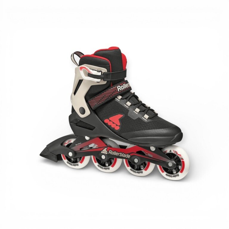 Rollerblade Inline Skates Macroblade 84 (Wheels: 84mm/84A, Bearings: SG7) black/sand/red men's