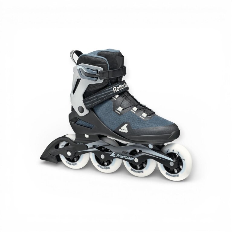 Rollerblade Inline Skates Macroblade 90 (Wheels: 90mm/84A, Bearings: SG9) black/steel blue men's