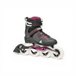 Rollerblade Inline Skates Macroblade 90 (Wheels: 90mm/84A, Bearings: SG9) black/burgundy ladies