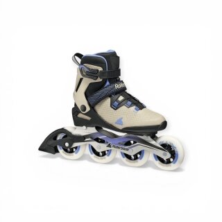 Rollerblade Inline Skates Macroblade 90 (Wheels: 90mm/84A, Bearings: SG9) black/sand/blue ladies