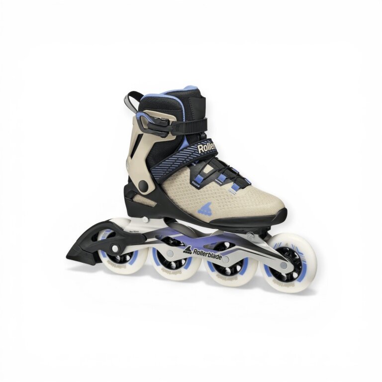 Rollerblade Inline Skates Macroblade 90 (Wheels: 90mm/84A, Bearings: SG9) black/sand/blue ladies