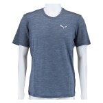 Salewa Sport T-shirt Eagle Minilogo Merino (soft, lightweight) java blue Men