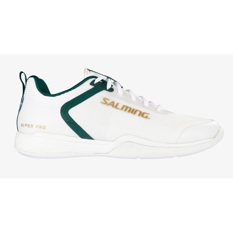 Salming Indoor Court Shoes Viper Pro Lightness/Mobility White/Green Men's