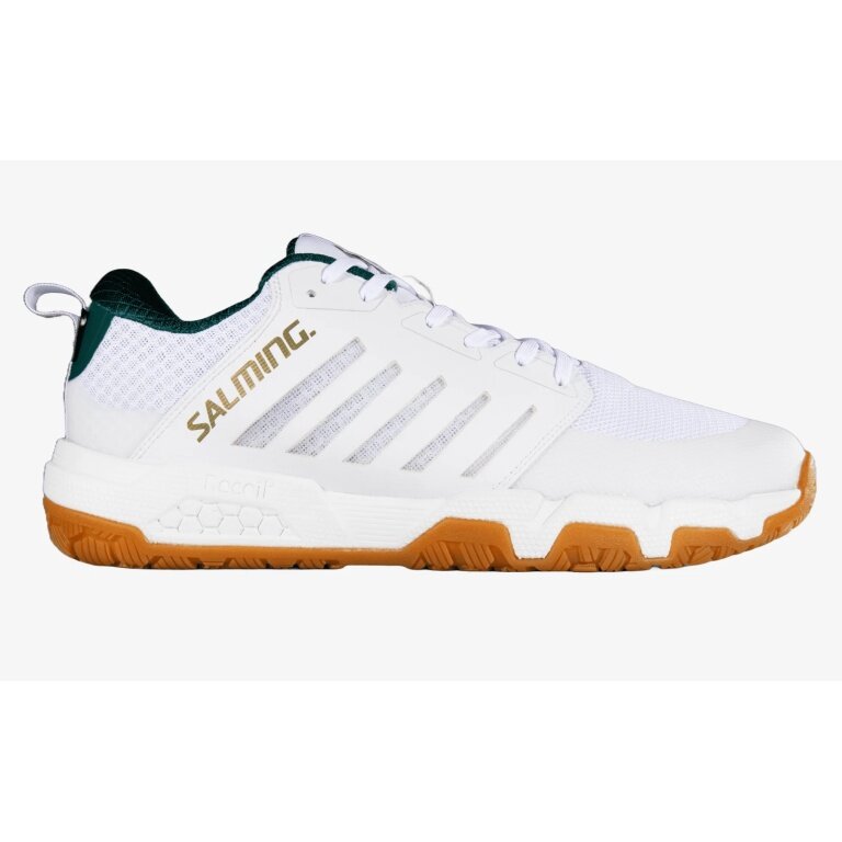 Salming Hall Indoor Court Shoes Recoil Strike 2 Agility/Lightness white/green Men