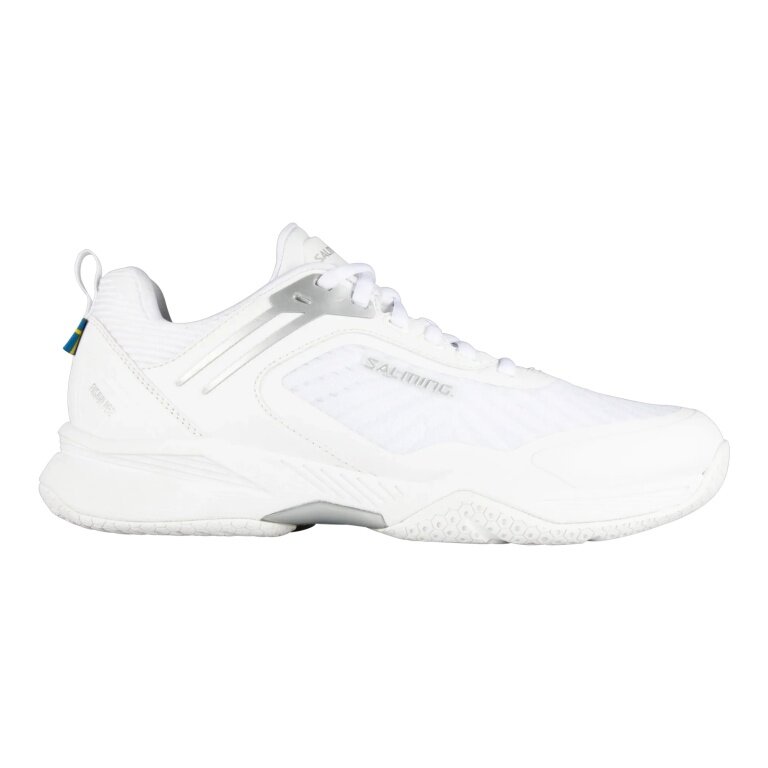 Salming Hall Indoor Court Shoes Fusion Pro Stability 2025 white/silver men's