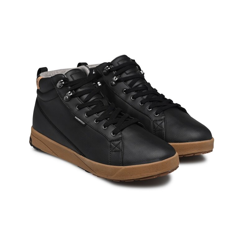Saola Everyday Shoes-Sneakers Bergen Waterproof (Leather, waterproof) black Men