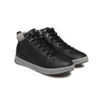 Saola Everyday Winter Shoes Bergen Waterproof Warm (Leather, waterproof) black/grey Men's