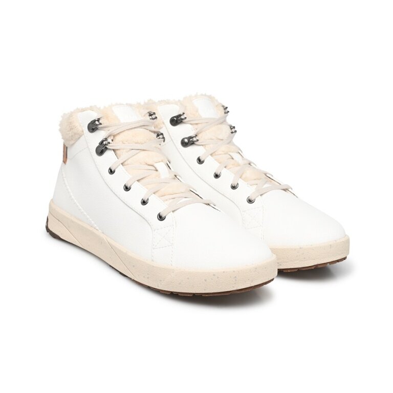 Saola Winter Shoes Bergen Warm (Leather, Fleece Lining) White Ladies