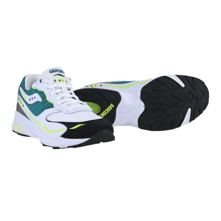 Saucony Sneakers 3D Grid Hurricane white/green men's