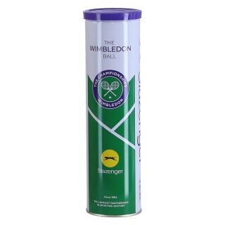Slazenger Tennis Balls Wimbledon Can of 4