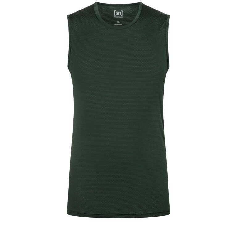 super natural Underwear Undershirt Merino Unstoppable Under dark green Men