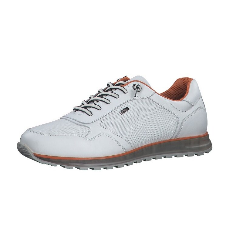 s.Oliver Sneaker 5-13622-30-805 with Soft Foam - Leather - 2023 white Men
