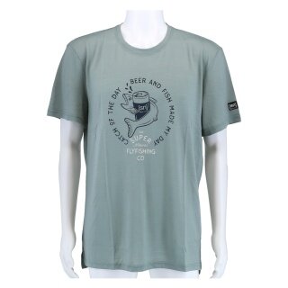 super natural leisure t-shirt Juhos Finest Tee - green men's