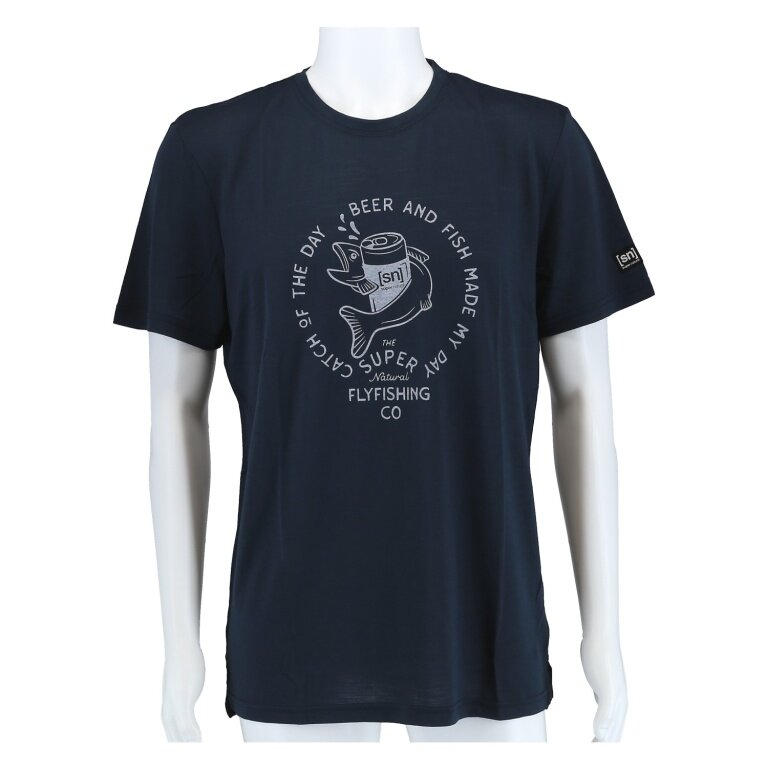 super natural leisure T-shirt Juhos Finest Tee - navy blue men's