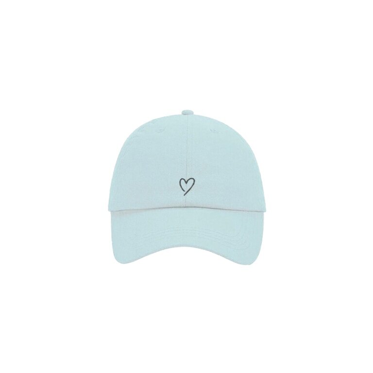 SWFD Baseball Cap Heart Summer Cap Light Blue - 1 Piece