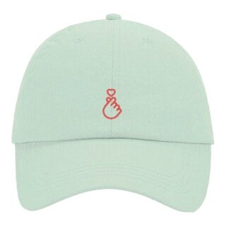 SWFD Baseball Cap Korean Heart Summer Cap green - 1 piece