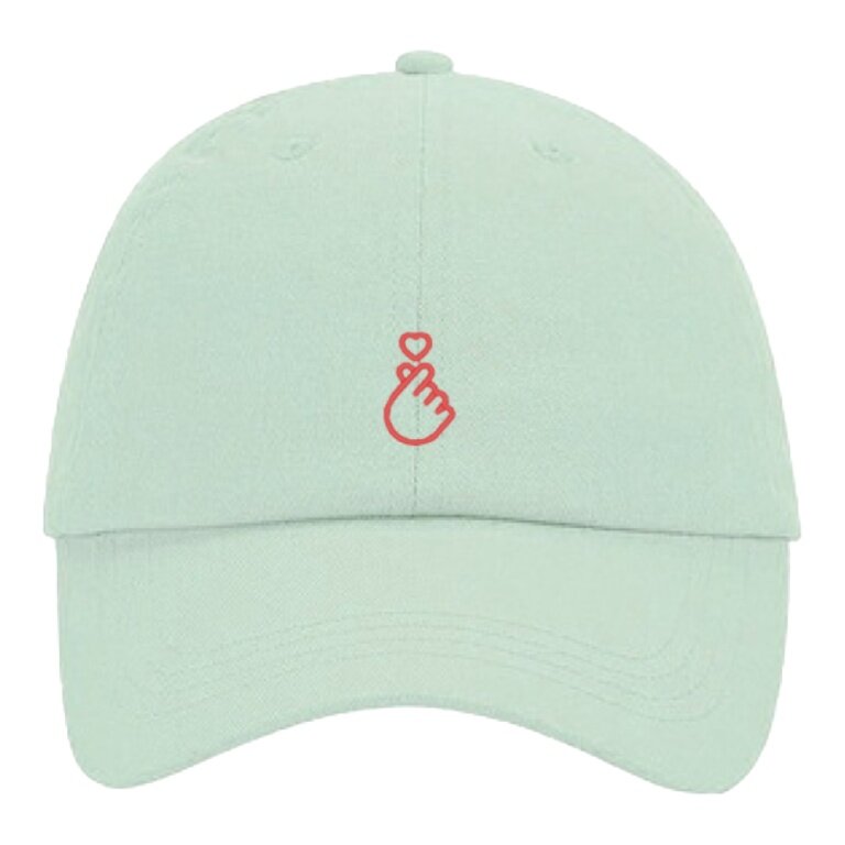 SWFD Baseball Cap Korean Heart Summer Cap green - 1 piece