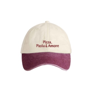 SWFD Basecap Pizza, Pasta & Amore Two-Tone Cap beige/red - 1 piece