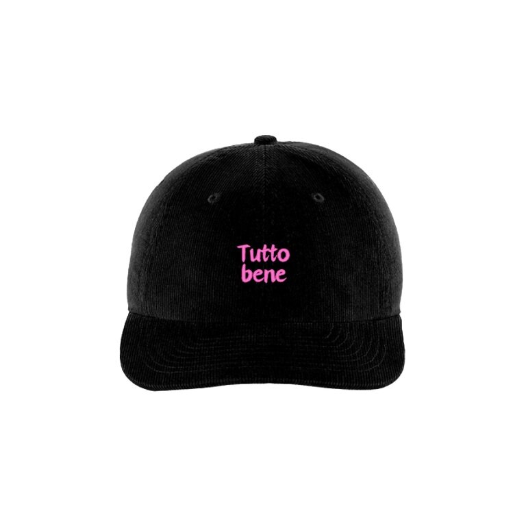 SWFD Basecap Tutto Bene Cord Cap black - 1 piece