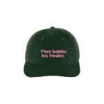 SWFD Baseball Cap More bubbles less troubles Cord Cap green - 1 piece