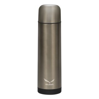 Salewa Thermo Flask Drinking Bottle Thermo Lite 0.75 (Stainless Steel, Lightweight, BPA Free) 750ml Grey