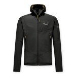 Salewa Ortles Fleece Pro Hooded Jacket (warm, 4-way stretch, windproof) black men's