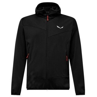 Salewa Fleece Jacket Puez Altavia Polarlite HD (with hood, soft material) black men's