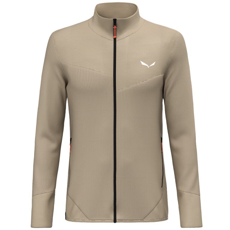 Salewa Fleece Jacket Puez Waffle Hybrid Polarlite (soft, quick-drying) sand brown men's
