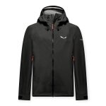 Salewa Ortles PTX 3L Hiking Hard Shell Jacket (waterproof, windproof) black men's