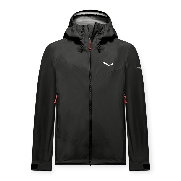 Salewa Ortles PTX 3L Hiking Hard Shell Jacket (waterproof, windproof) black men's