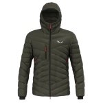 Salewa Down Jacket Ortles Medium 3 RDS (warm, water and wind resistant, compressible) dark olive green men's