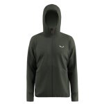 Salewa Hooded Jacket Puez Merino Durastretch (high wearing comfort) dark olive green men's
