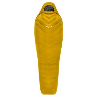 Salewa Sleeping Bag Puez RDS Down SB (3-Season Sleeping Bag, Lightweight, Warm) - Left Zip Opening - Gold/Yellow