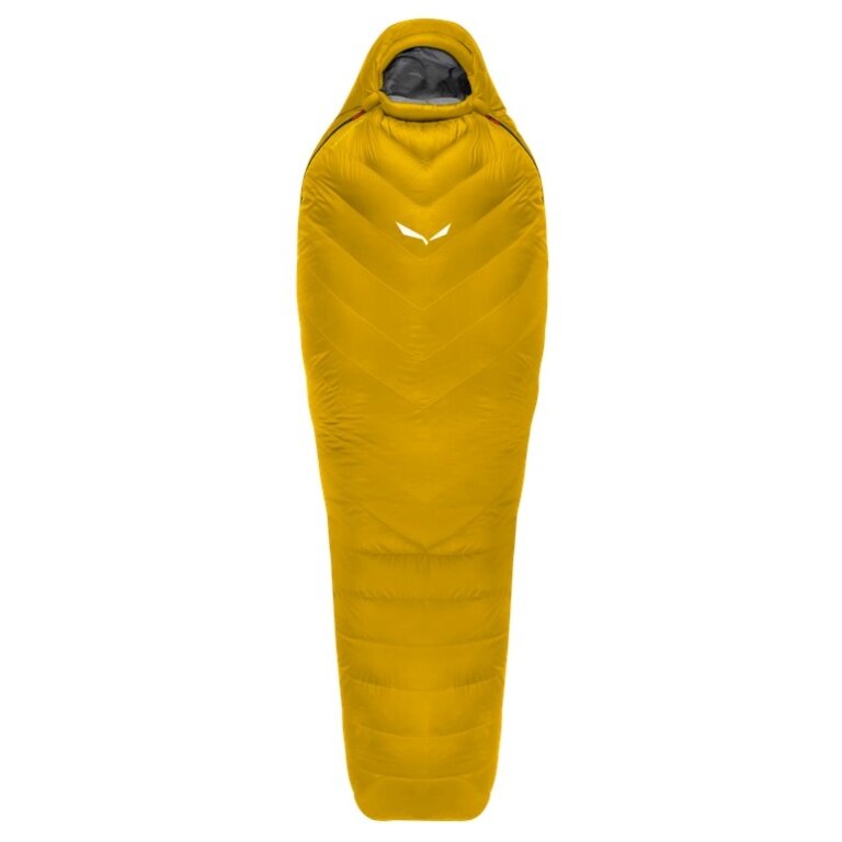 Salewa Sleeping Bag Puez RDS Down SB (3-Season Sleeping Bag, Lightweight, Warm) - Left Zip Opening - Gold/Yellow