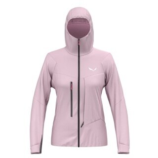 Salewa Softshell Jacket Sella Durastretch Hybrid (Hardshell, breathable, water-repellent) pink Women